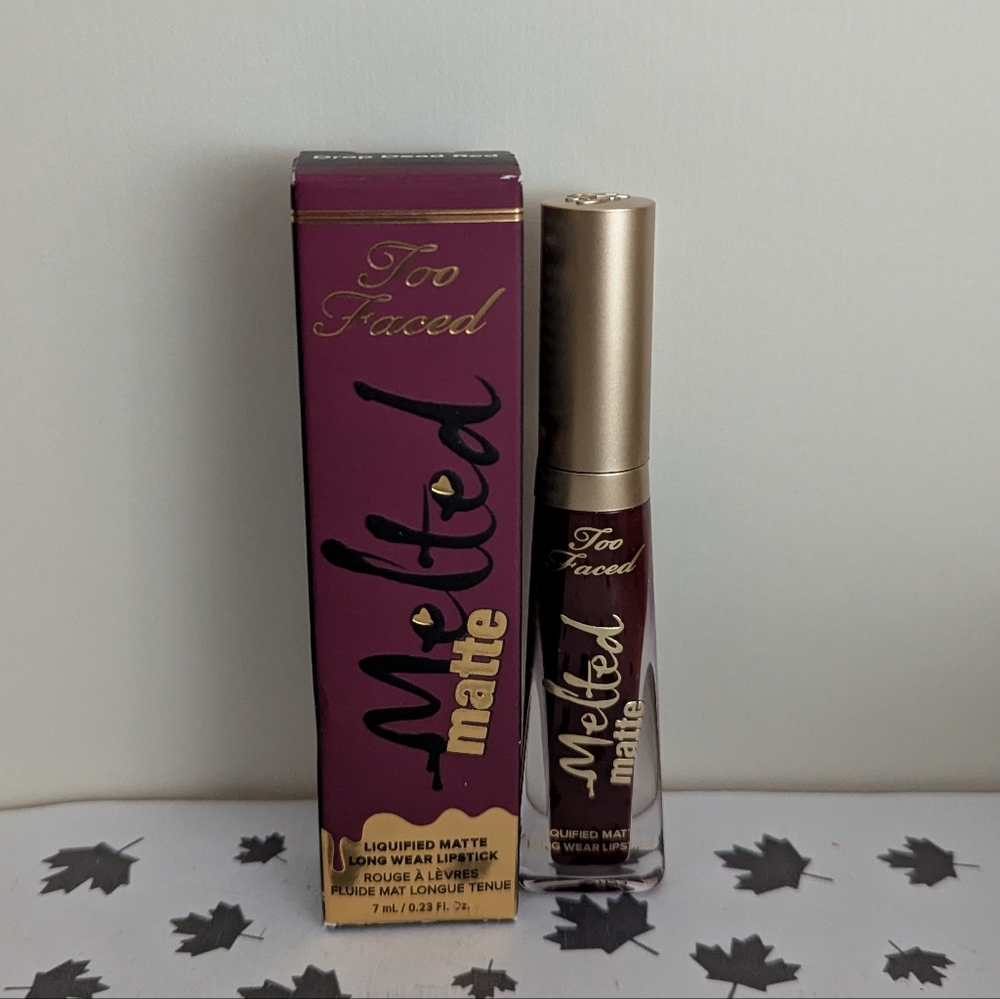 Too Faced Melted Matte Liquified Longwear Lipstick - Drop Dead Red